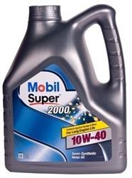 Полусинтетическое моторное масло Mobil Super 2000 X1 10W-40 4л MOBIL 150018