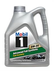 Синтетическое моторное масло Mobil Advanced Fuel Economy 0W-20 4л MOBIL 152043