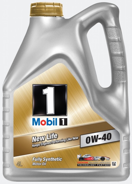 Синтетическое моторное масло Mobil 1 New Life 0W-40 4л MOBIL 152081