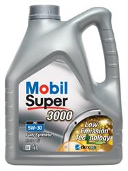 Синтетическое моторное масло Mobil Super 3000 XE 5W-30 4л MOBIL 153326