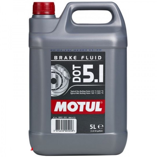 Тормозная жидкость Motul BRAKE FLUID DOT 5.1 5л MOTUL 807006
