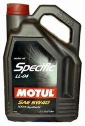 Синтетическое моторное масло Motul Specific LL-04 5W-40 5л MOTUL 832706