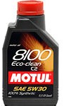 Синтетическое моторное масло Motul 8100 Eco-clean 5W-30 1л MOTUL 841511