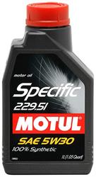 Синтетическое моторное масло Motul Specific MB 229.51 5W-30 1л MOTUL 842611