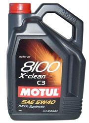 Синтетическое моторное масло Motul 8100 X-clean 5W-40 5л MOTUL 854151