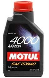 Минеральное моторное масло Motul 4000 MOTION 15W-40 1л MOTUL 386401
