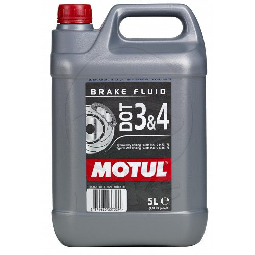 Тормозная жидкость Motul BRAKE FLUID DOT 3 DOT 4 5л MOTUL 807906