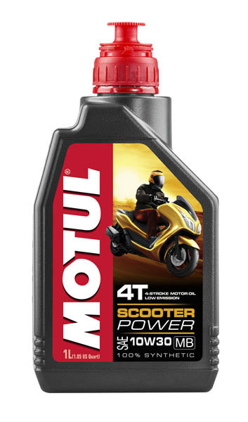 Синтетическое моторное масло Motul Scooter Power 4T 10W-30 1л MOTUL 105936