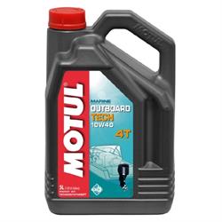 Полусинтетическое моторное масло Motul Outboard TECH 4T 10W-40 5л MOTUL 852251