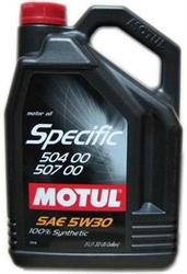 Синтетическое моторное масло Motul Specific 504.00-507.00 5W-30 5л MOTUL 838751