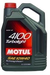 Полусинтетическое моторное масло Motul 4100 TURBOLIGHT 10W-40 5л MOTUL 387606