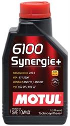 Полусинтетическое моторное масло Motul 6100 Synergie+ 10W-40 1л MOTUL 839411