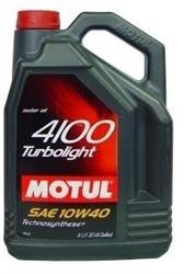 Полусинтетическое моторное масло Motul 4100 TURBOLIGHT 10W-40 4л MOTUL 387607