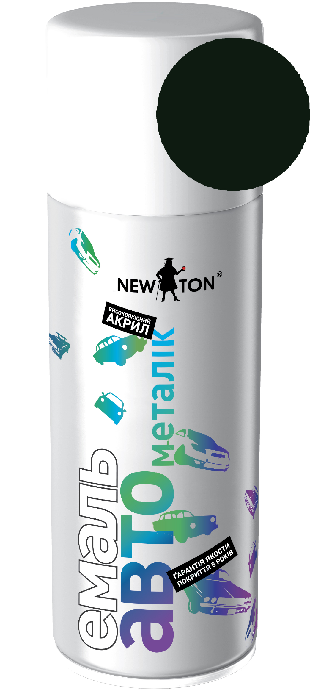 Эмаль NEW TON авто 311 металлик игуана 400мл NEW TON 000000410