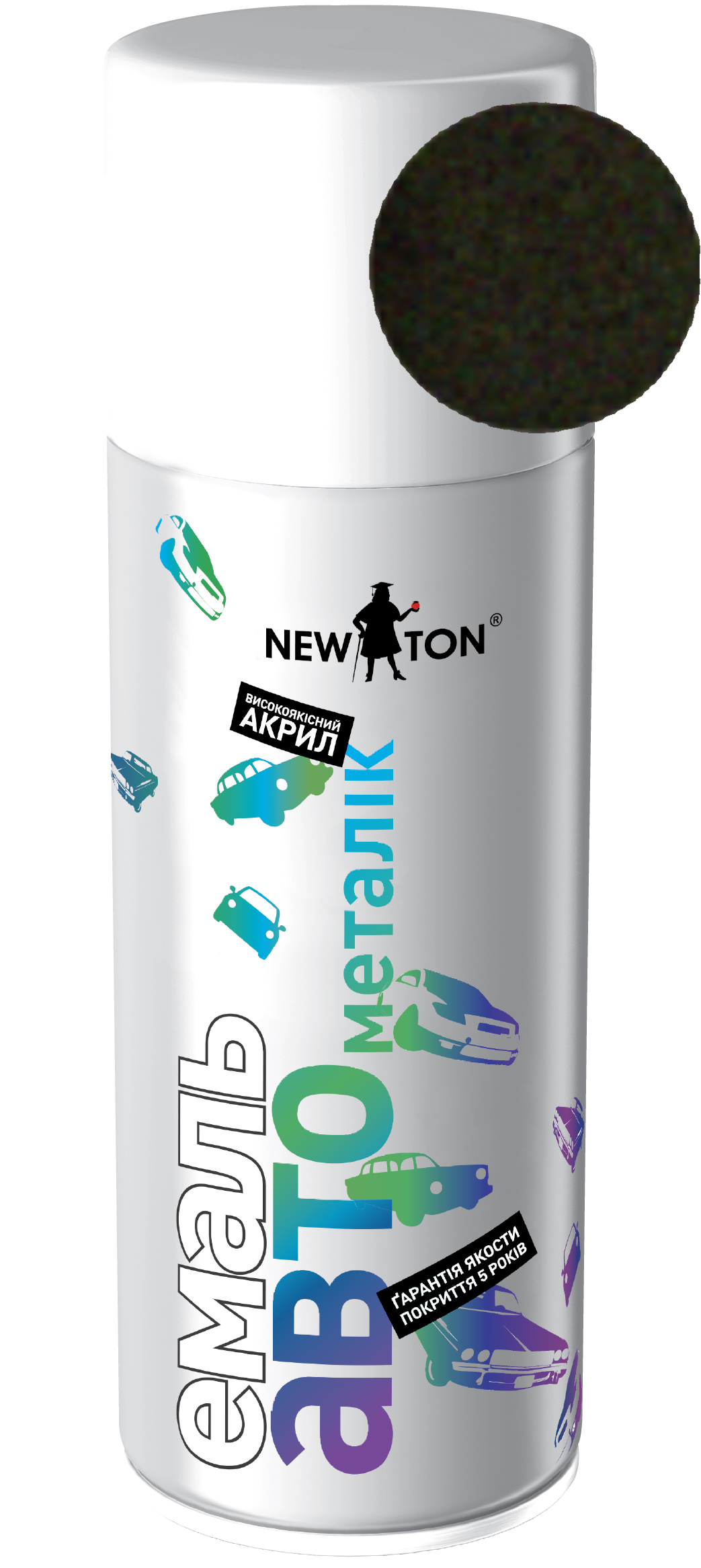 Эмаль NEW TON авто 630 металлик кварц 150мл NEW TON 000000553