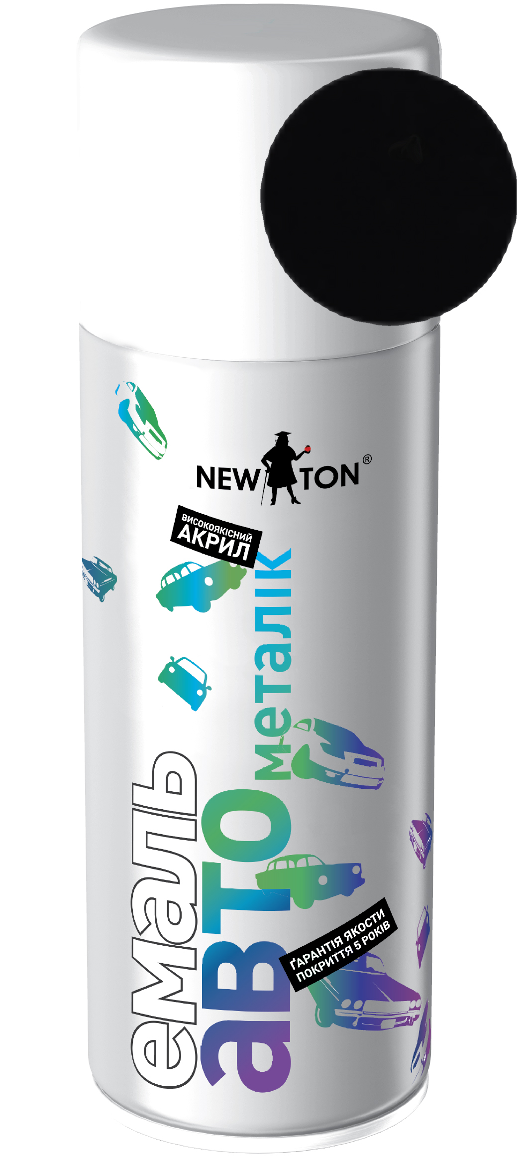 Эмаль NEW TON авто 665 металлик космос 400мл NEW TON 000000558