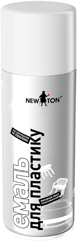 Эмаль NEW TON для пластика 9003 белая 400мл NEW TON 000000692