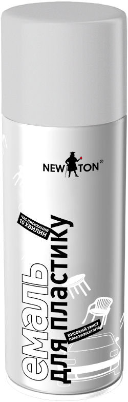 Эмаль NEW TON для пластика серебро 400мл NEW TON 000007810