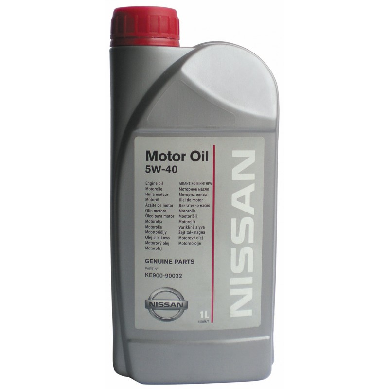 Синтетическое моторное масло Nissan Motor Oil 5W-40 1л NISSAN KE90090032