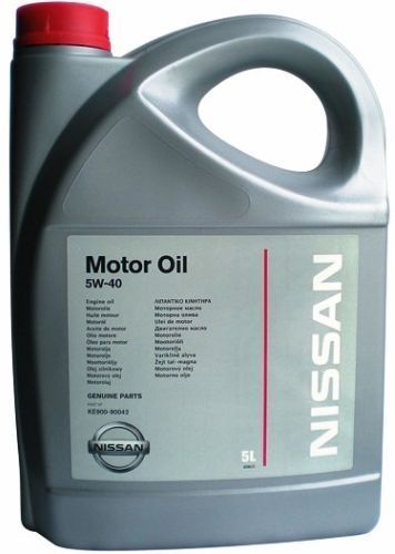 Синтетическое моторное масло Nissan Motor Oil 5W-40 5л NISSAN KE90090042