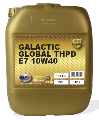 Полусинтетическое моторное масло SASH GALACTIC GLOBAL THPD E7 10W-40 20л SASH LUBRICANTS 100333
