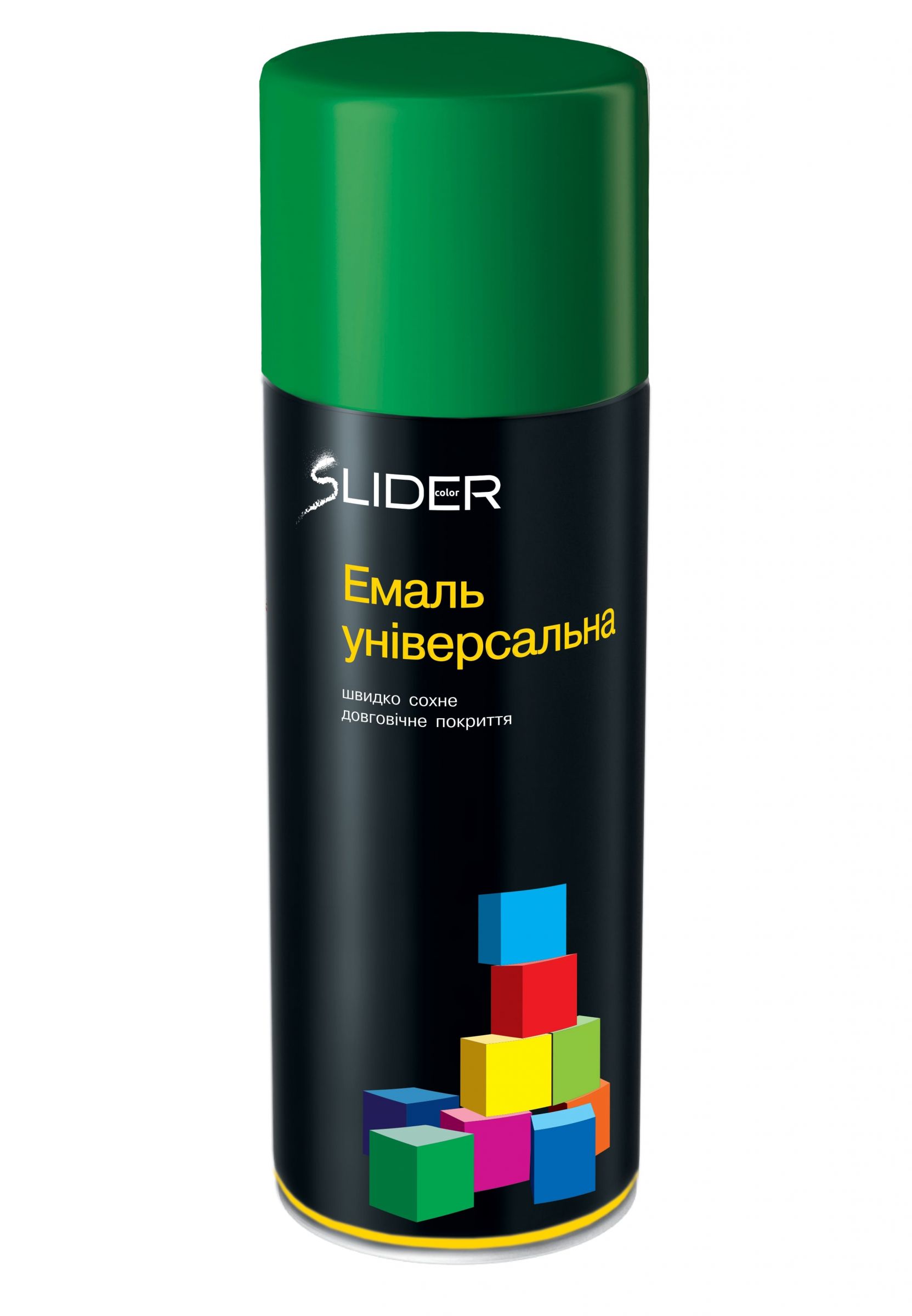 Эмаль SLIDER универсальная 6029 зеленая 400мл SLIDER 000001033