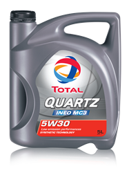 Синтетическое моторное масло Total QUARTZ INEO MC3 5W-30 5л TOTAL 157103
