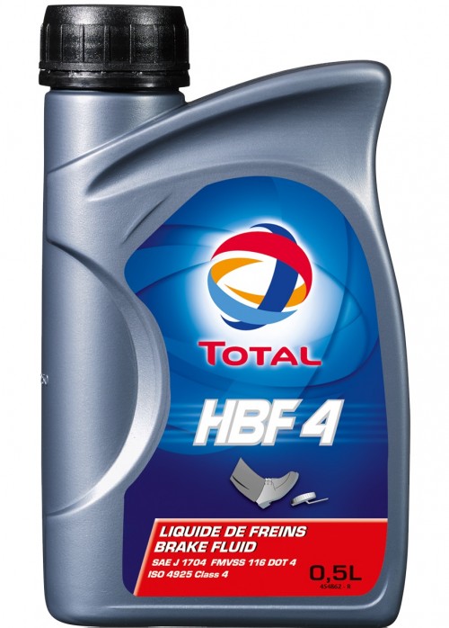 Тормозная жидкость Total Brake Fluid HBF 4 DOT 4 0.5л TOTAL 181942