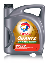 Синтетическое моторное масло Total QUARTZ 9000 FUTURE NFC 5W-30 4л TOTAL 183450