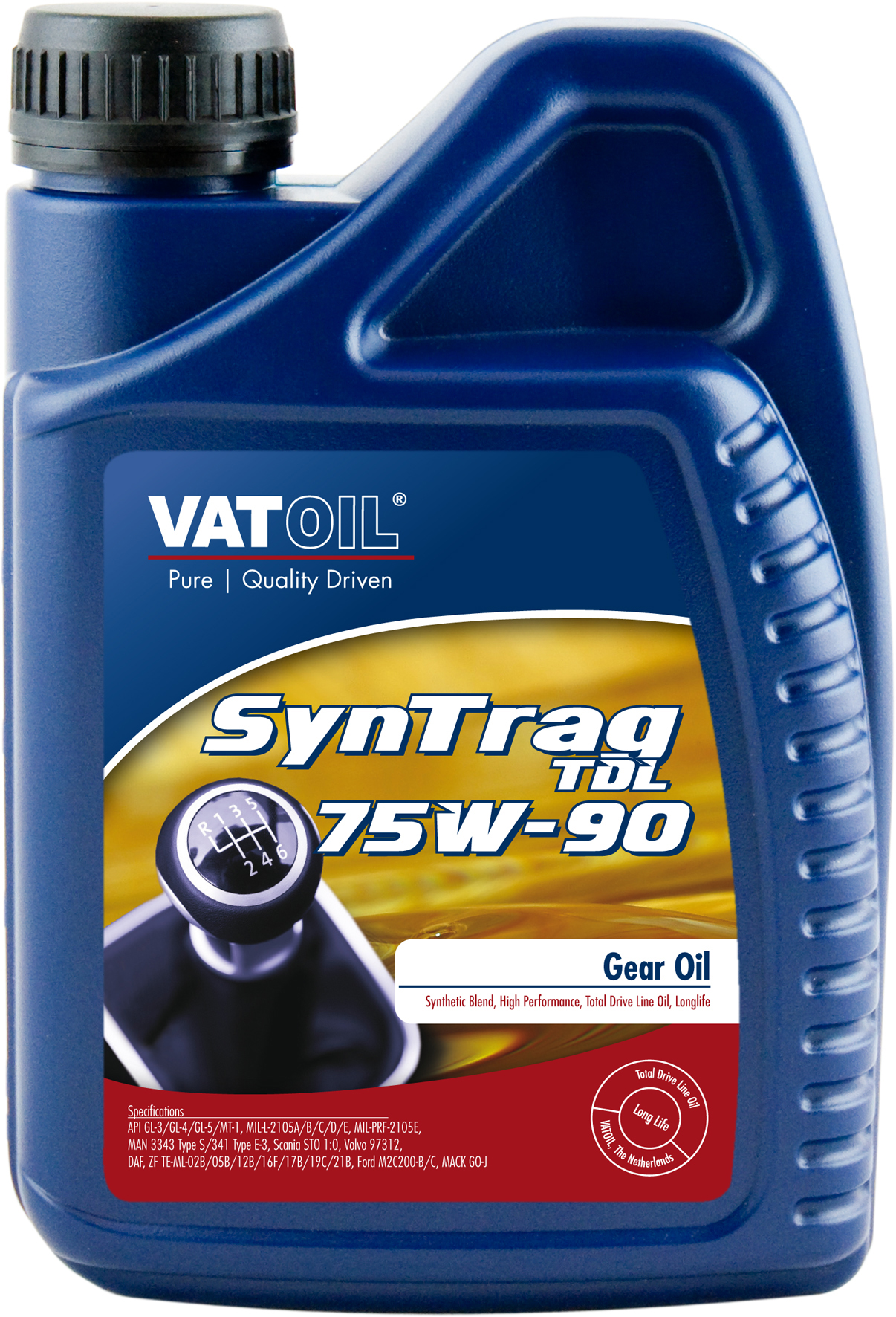 Синтетическое трансмиссионное масло Vatoil Syntrag TDL 75W-90 1л VATOIL 50165