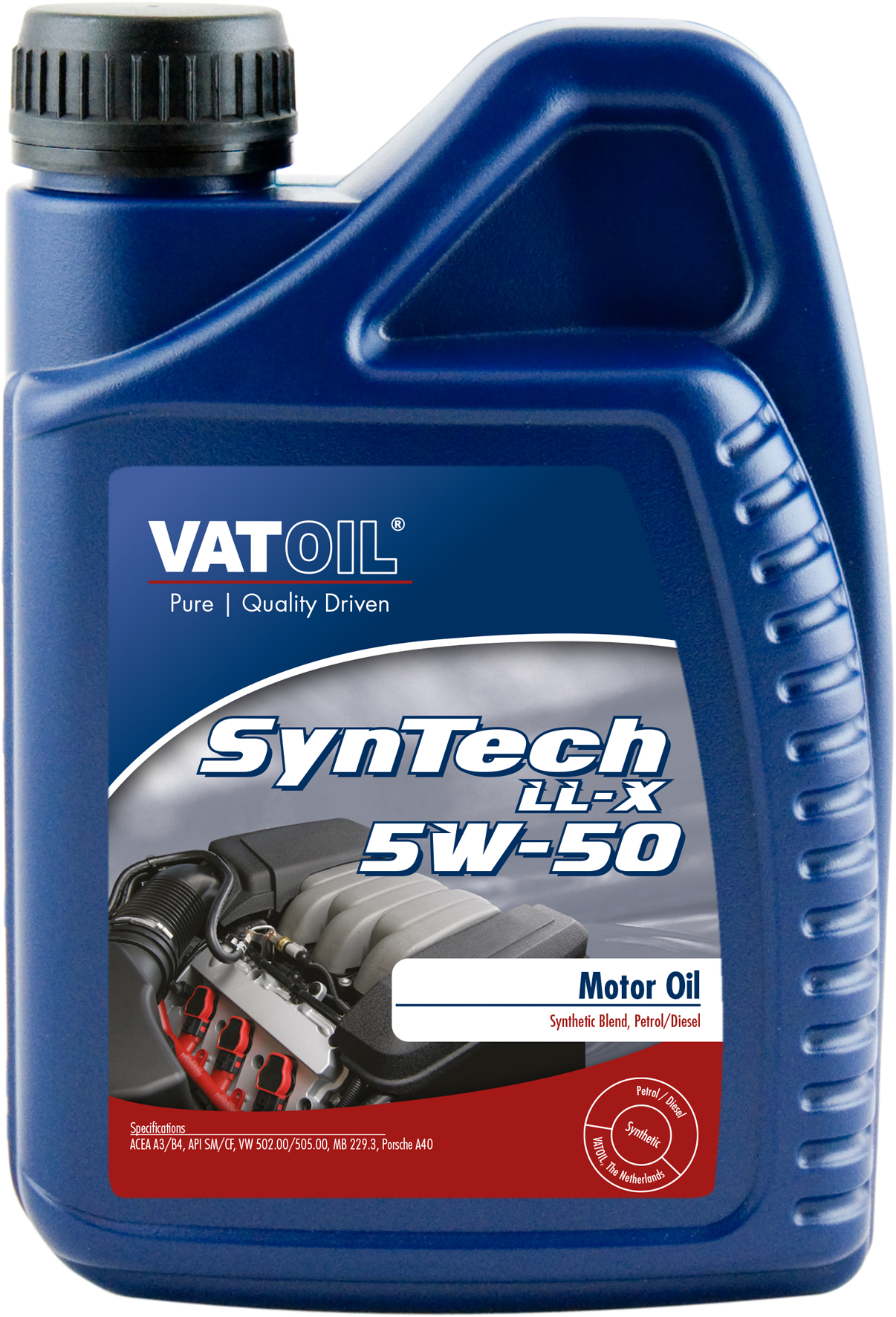 Синтетическое моторное масло VatOil SynTech LL-X 5W-50 1л VATOIL 50397