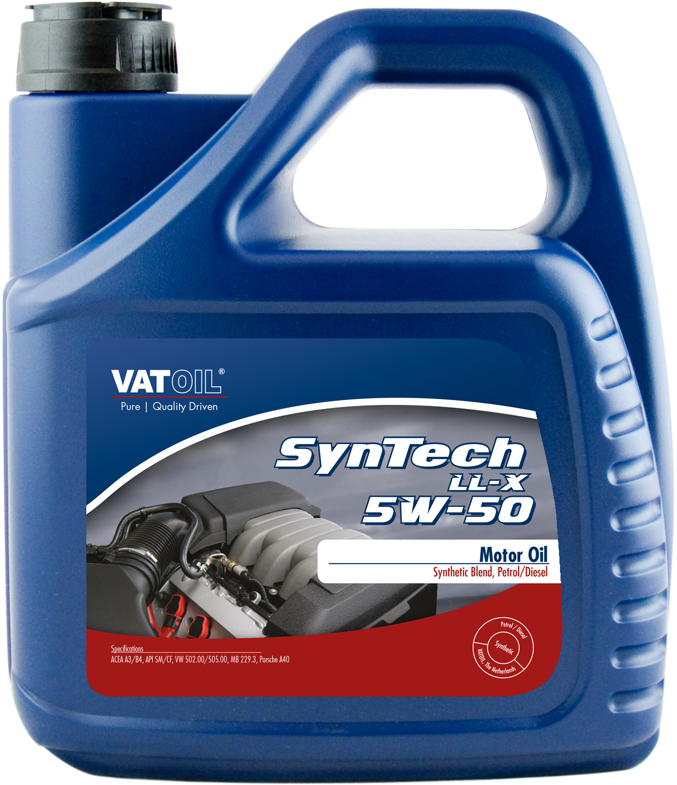 Синтетическое моторное масло VatOil SynTech LL-X 5W-50 4л VATOIL 50398