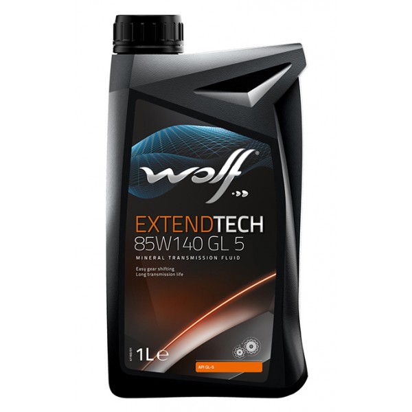 Минеральное трансмиссионное масло WOLF EXTENDTECH 85W-140 GL-5 Для МКПП, 1л WOLF 8304606