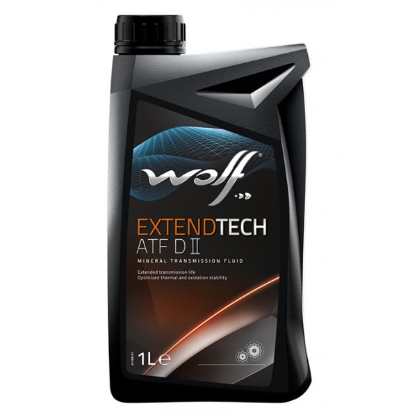 Минеральное трансмиссионное масло WOLF EXTENDTECH ATF D II Для АКПП, 1л WOLF 8305108