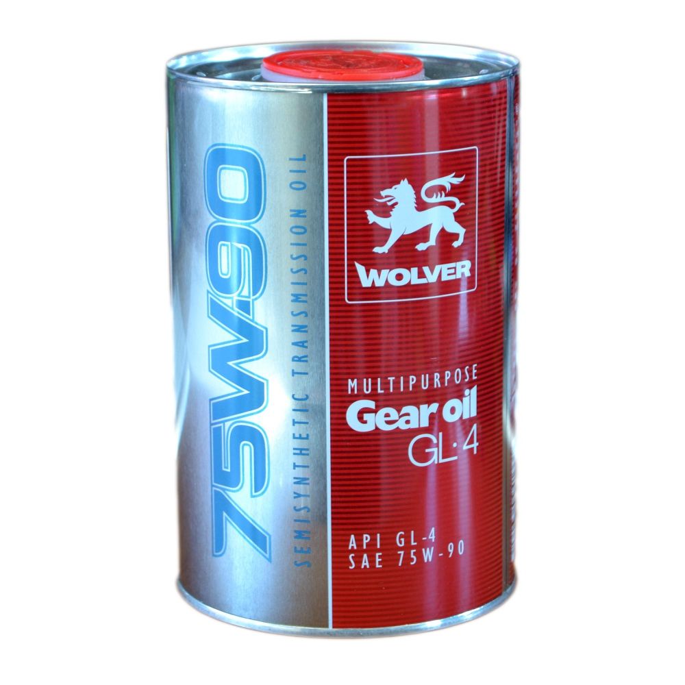 Полусентетическое трансмиссионное масло Wolver Multipurpose Gear Oil GL-4 75W-90 1л WOLVER 4260360941337