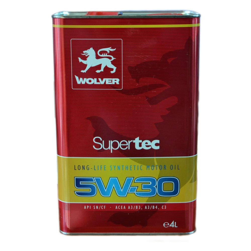 Синтетическое моторное масло Wolver SuperTec 5W-30 4л WOLVER 4260360941399