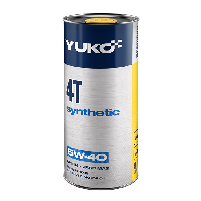 Автомобильное моторное масло YUKO SYNTHETIC 4T 5W-40, API SN 1л YUKO 4823110401774