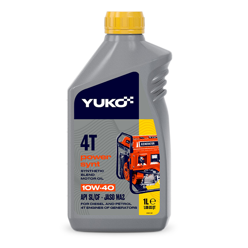 Моторное масло YUKO POWER SYNT 4T 10W40 1л 4823110405499 YUKO 4823110405499