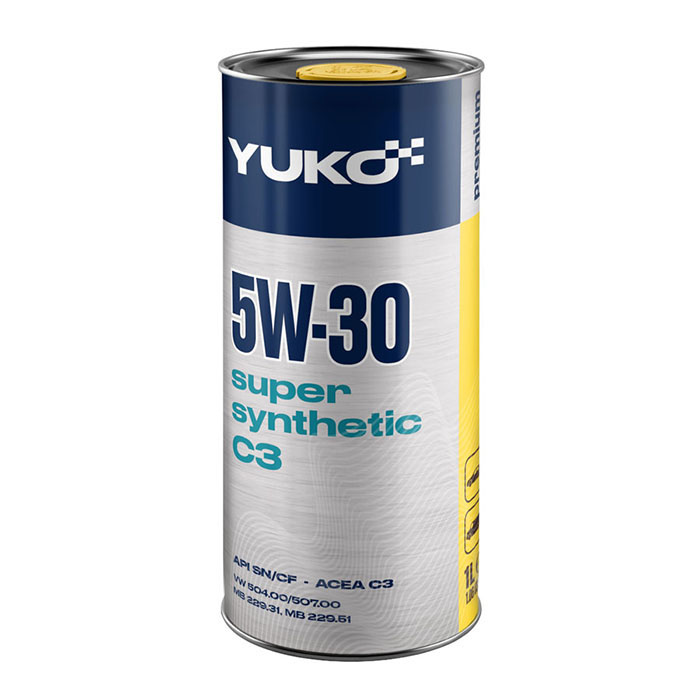 Автомобильное моторное масло YUKO SUPER SYNTHETIC C3 5W-30 1л YUKO 4820070245653