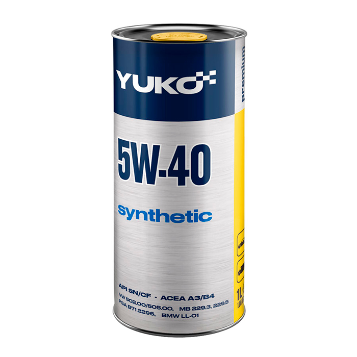 Автомобильное моторное масло YUKO SUPER SYNTHETIC 5W-40 1л 4820070245592 YUKO 4820070245592