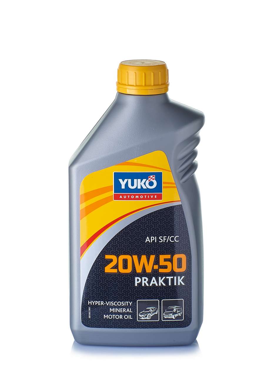 Минеральное моторное масло YUKO PRAKTIK 20W-50 1л YUKO 4820070240016
