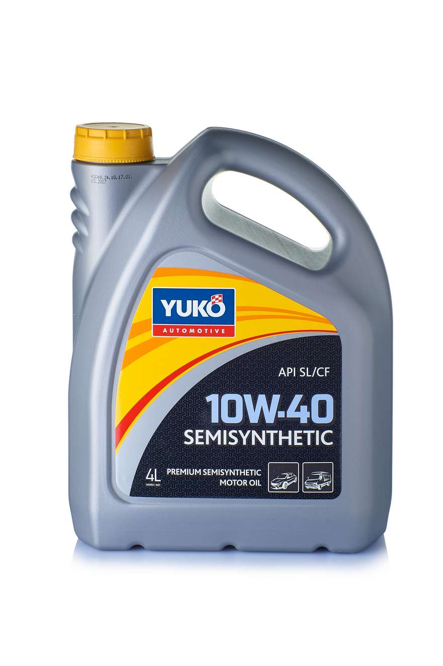 Полусентетическое моторное масло YUKO SEMISYNTHETIC 10W-40 4л YUKO 4820070240153