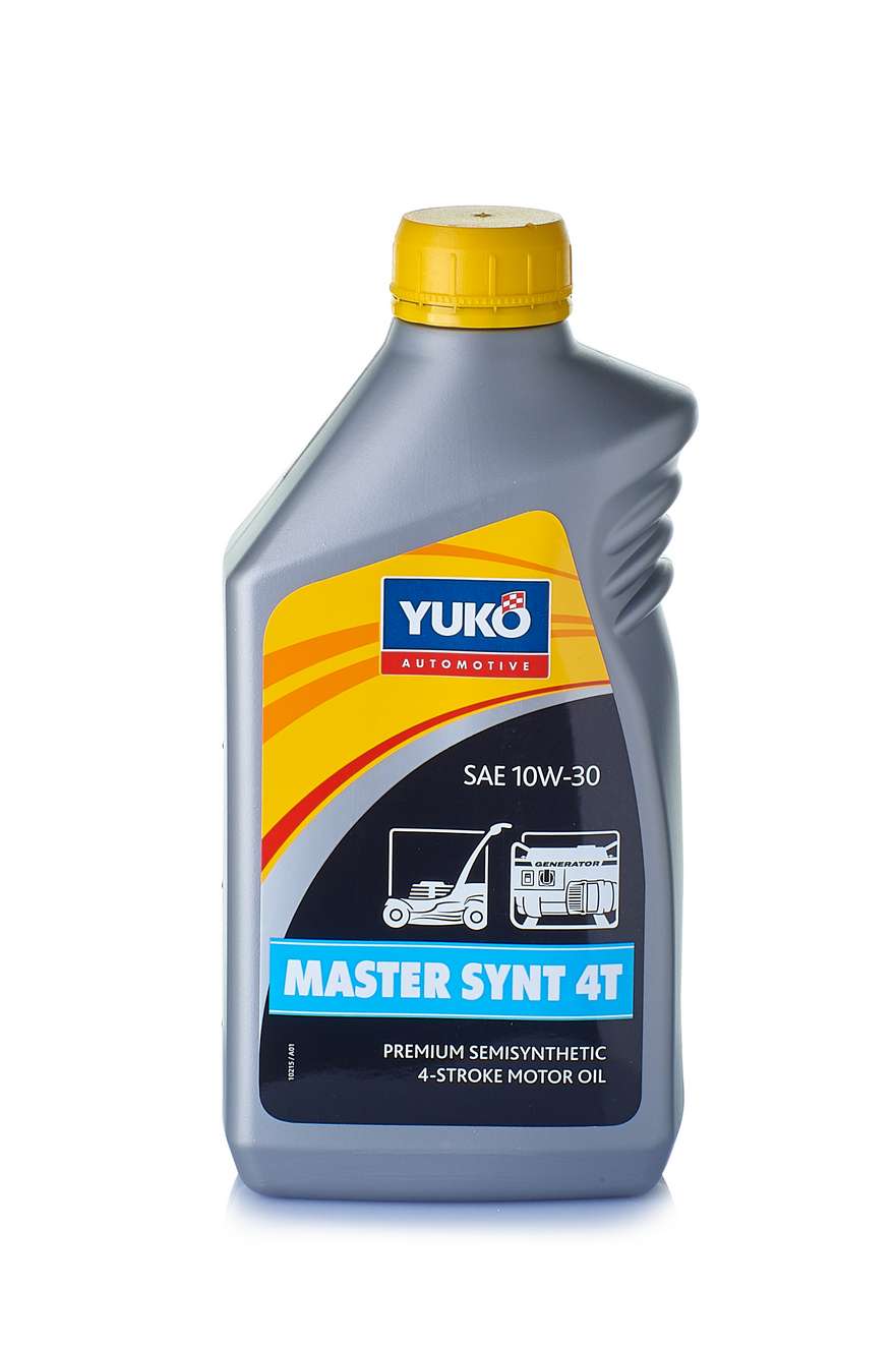 Полусентетическое масло для садовой техники YUKO MASTER SYNT 4T 10W-30 1л YUKO 4820070240450
