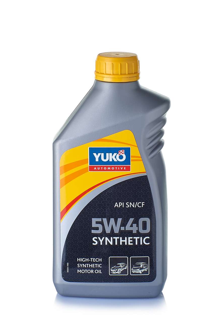 Синтетическое моторное масло YUKO SYNTHETIC 5W-40 1л YUKO 4820070241150