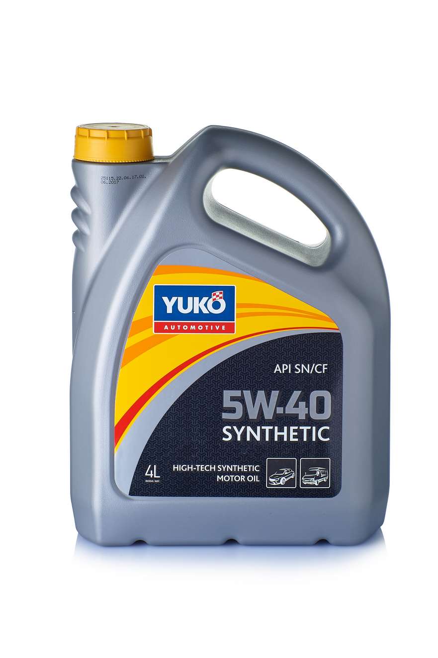 Синтетическое моторное масло YUKO SYNTHETIC 5W-40 4л YUKO 4820070241167