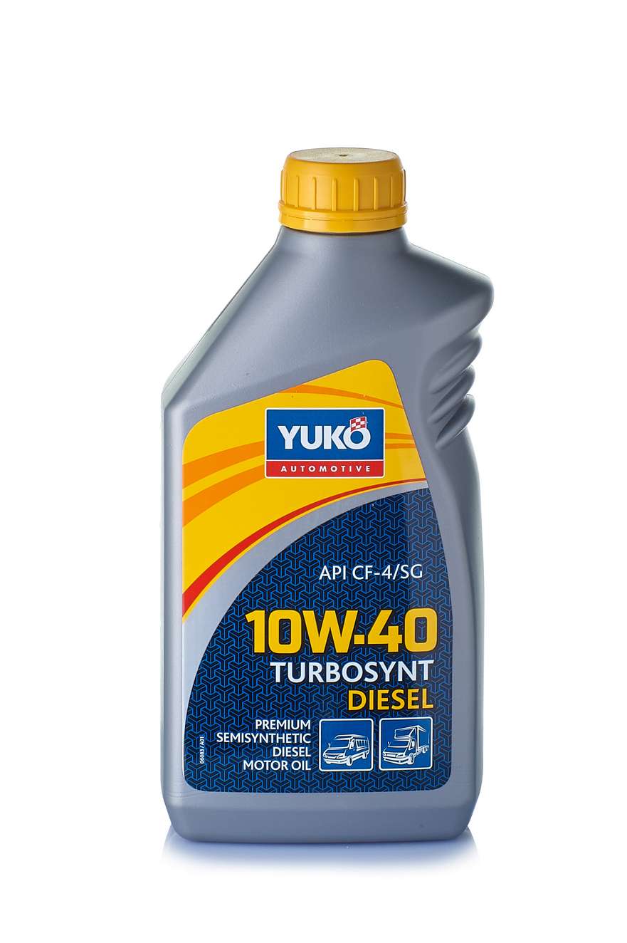 Полусентетическое моторное масло YUKO TURBOSYNT DIESEL 10W-40 1л YUKO 4820070242041
