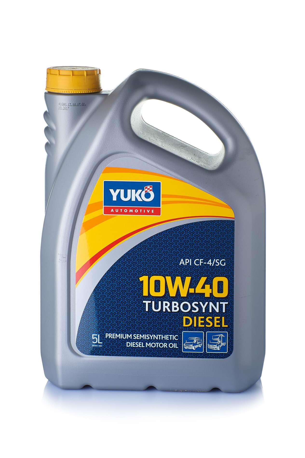 Полусентетическое моторное масло YUKO TURBOSYNT DIESEL 10W-40 5л YUKO 4820070242058