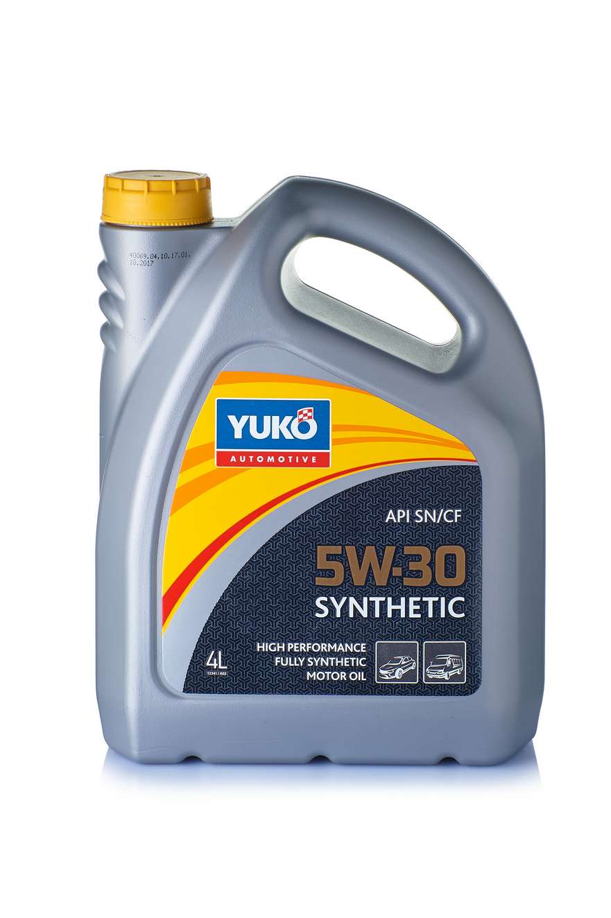 Синтетическое моторное масло YUKO SYNTHETIC 5W-30 4л YUKO 4820070244779