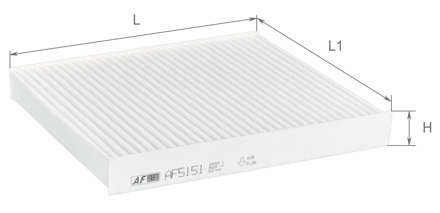 Фильтр салона ALPHA FILTER AF5151