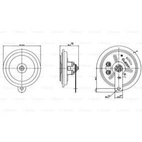 Звуковой сигнал BOSCH 0986320301
